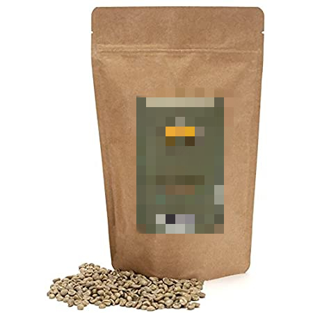 green coffee beans paper packaging