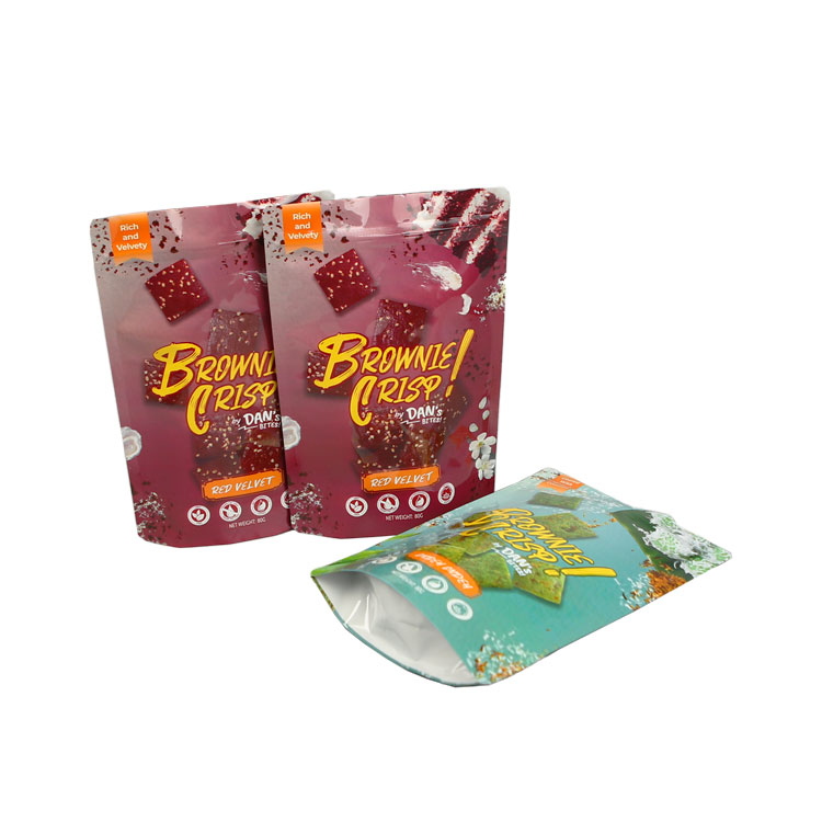 custom printed brownie brittle packaging