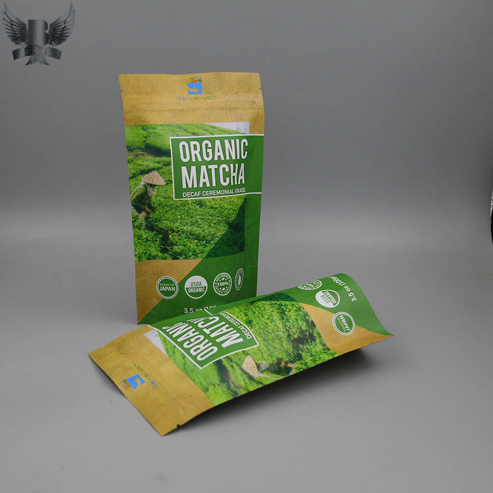 Wholesale matcha tea powder bag