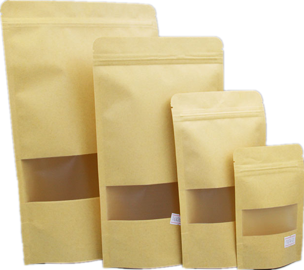 plain bags with coloful label