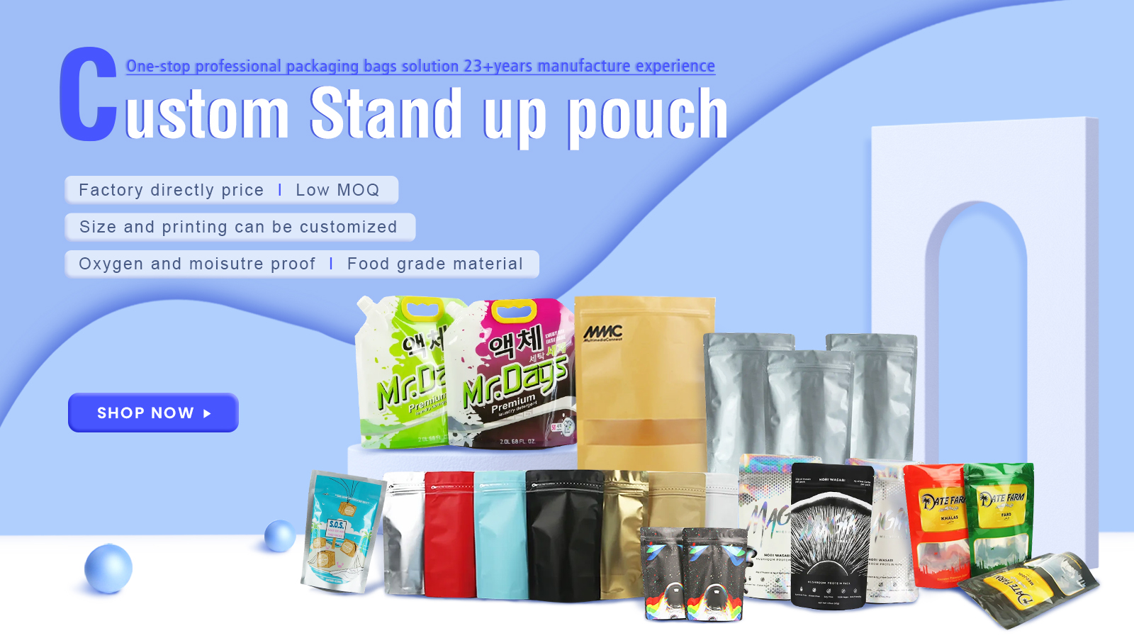 stand up pouches wholesale China